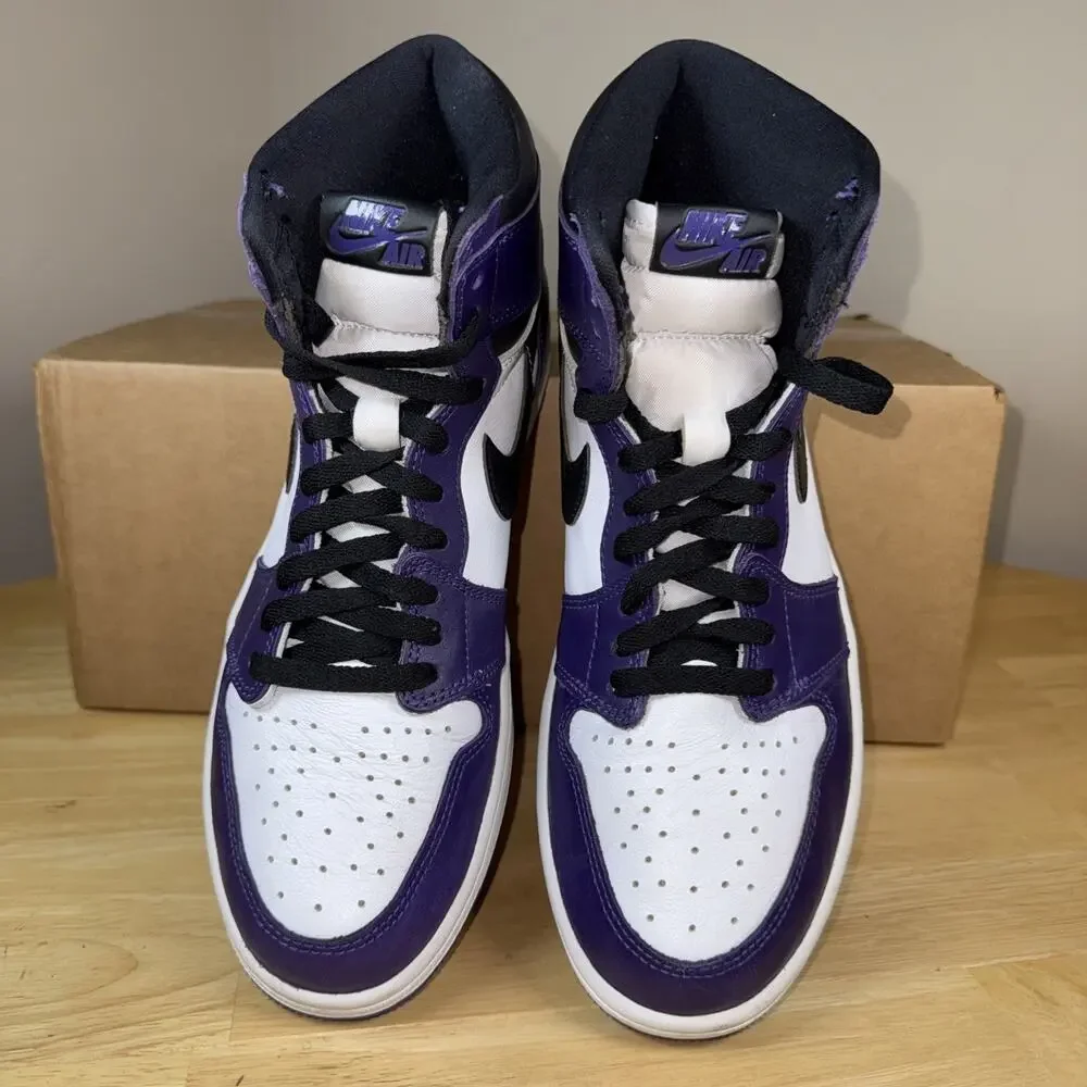 Size 10 - Jordan 1 Retro OG High Court Purple 2.0 2019 No Box